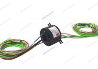anel deslizante IP54 do furo de 100M Megabit Ethernet Through para a máquina automática
