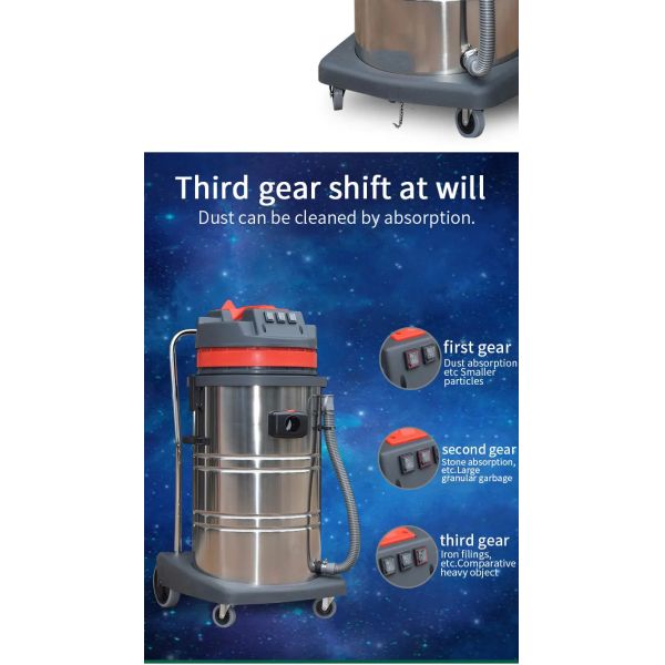 Высокососущий бытовой твердый ковровый пылесос американского стиля Фабрика 80L коммерческий влажный и сухой пылесос