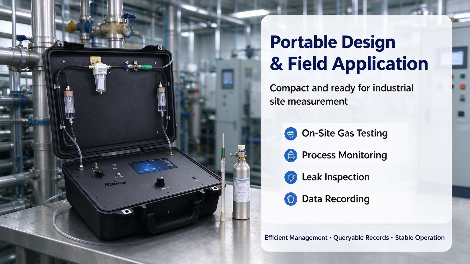 Portable Metal Multi Gas Tester CH4 CO CO2 Analyzer Gas Detector Device Customizable
