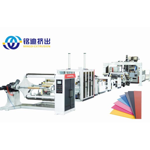 PC PMMA PS MS Transparent Plastic Sheet Extrusion Line Energy Saving Sheet Extruder Machine