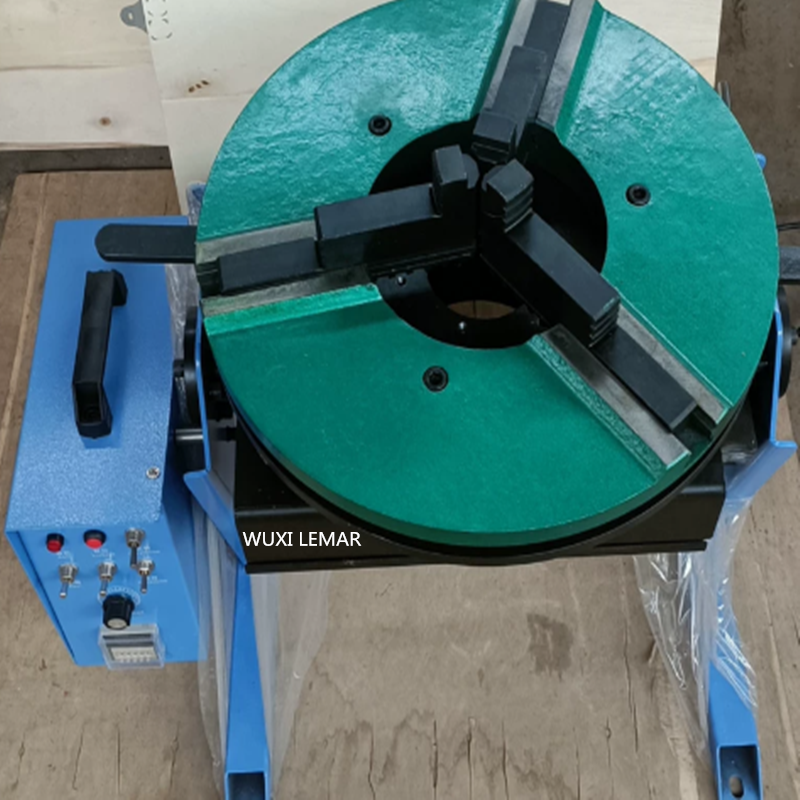 100kg CNC Welding Positioner Rotary Turning Table for Pipe Vessel Circular Welding