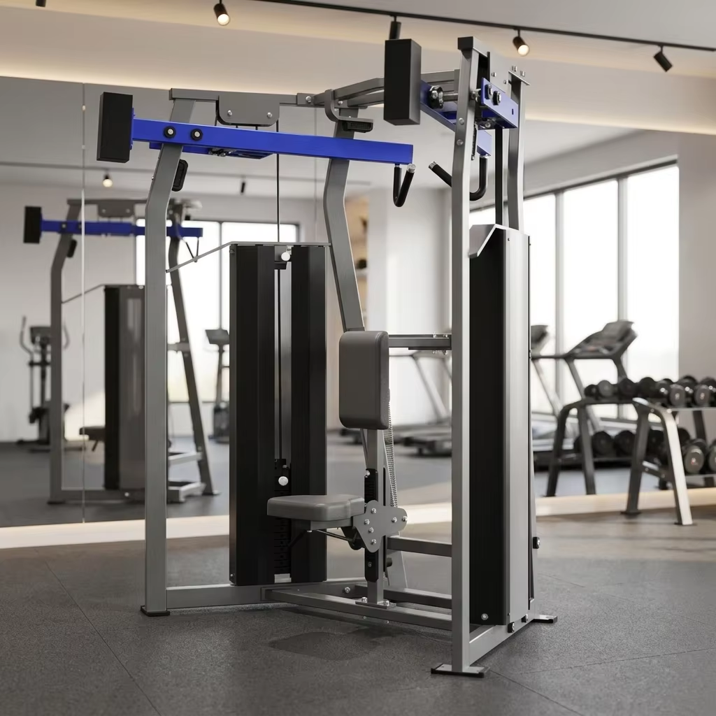 Commercial High Pulley Machine, Lat Pulldown Equipment for Gym Back Training