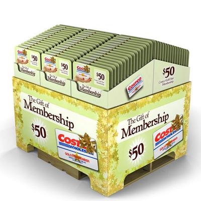 Flat Packaging Pallet Custom Cardboard Displays For Packaging Needs