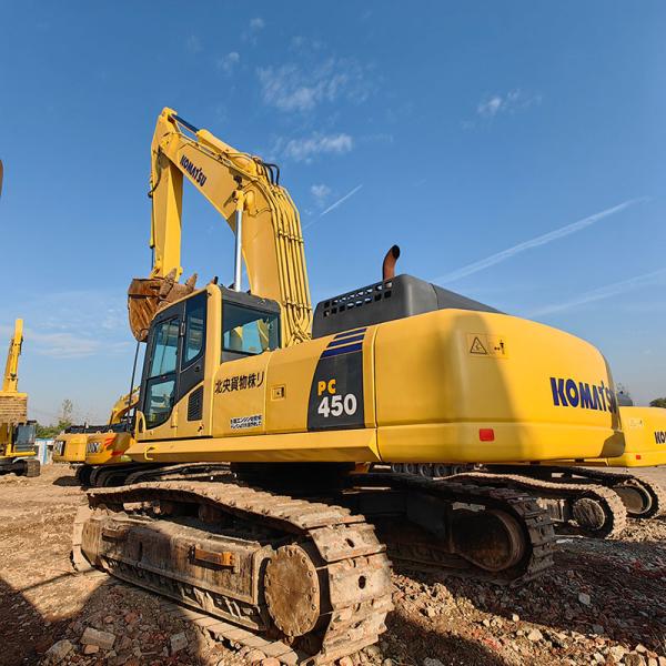 Komatsu PC450-8 Used Large Excavators 45 Tonnage 2.1m3 Capacity Bucket