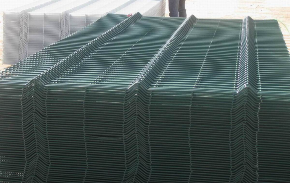 High Stiffness Mesh Anti Climb Security Fencing V Rib  3D Reinforced
