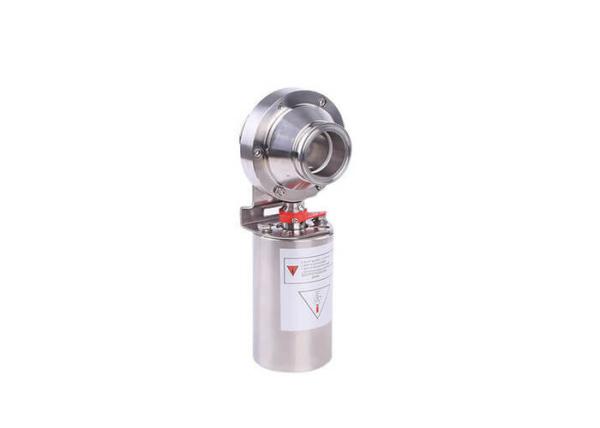 4 3 Way T Port Tri Clamp Pneumatic Ball Valve