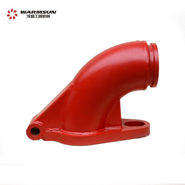 A810301010907 C12048.3.9.1A Codo de la bomba de hormigón con bisagra de acero de 90 grados para repuestos SANY