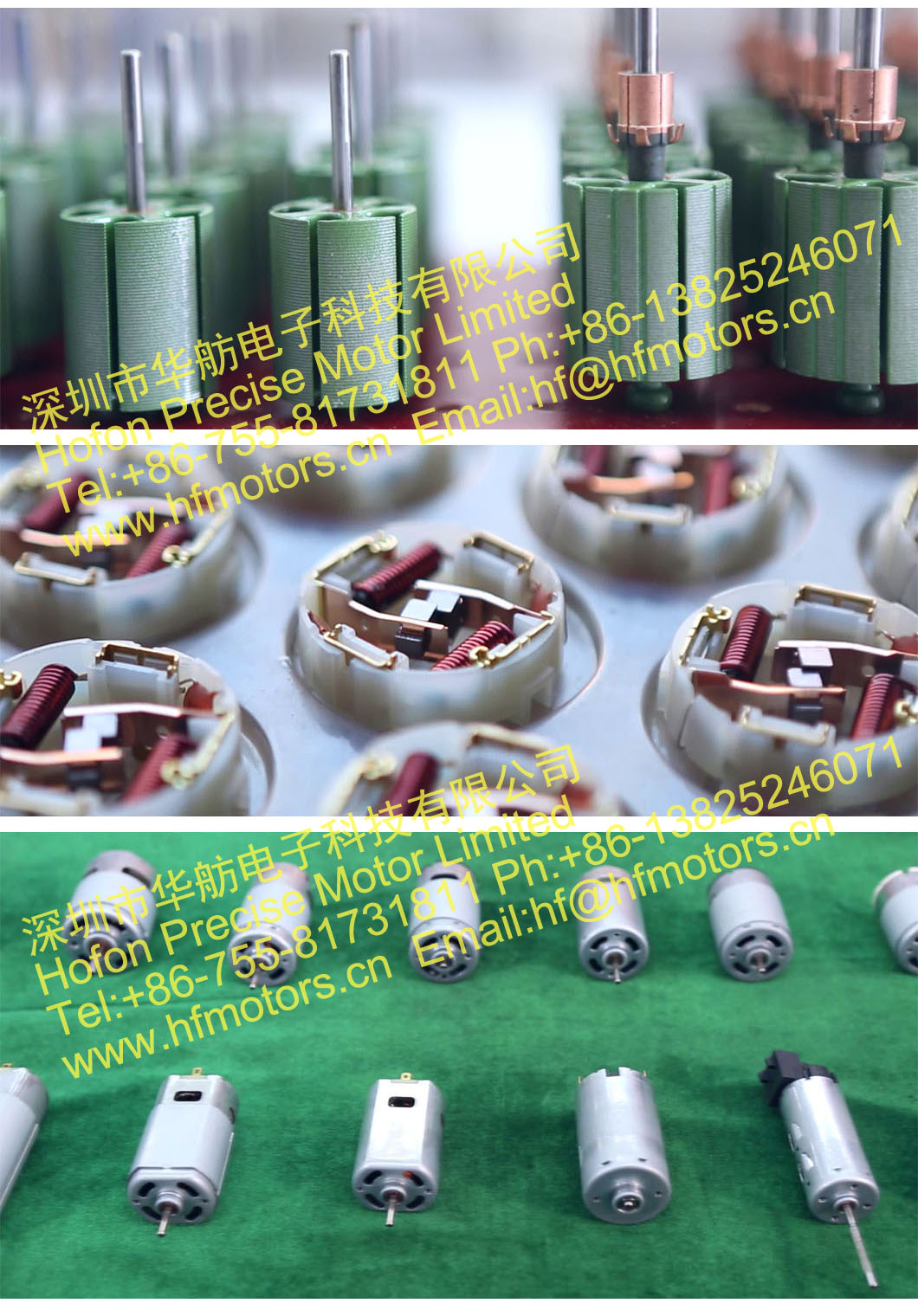 электрический двигатель 24V RK-3429SA 50dB почищенный щеткой углеродом для автомата