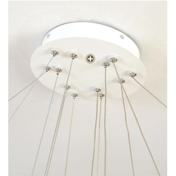 High-Transmittance Lampshade Restaurant Chandelier Anti Fog 2700K To 6500K