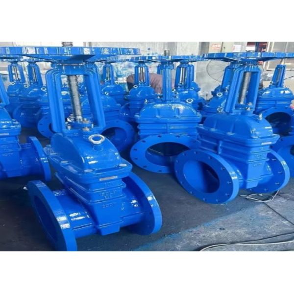 Large Diameter High Pressure Concealed Stem Gate Valve with Elastic Seat Seal and 18 Months Warranty