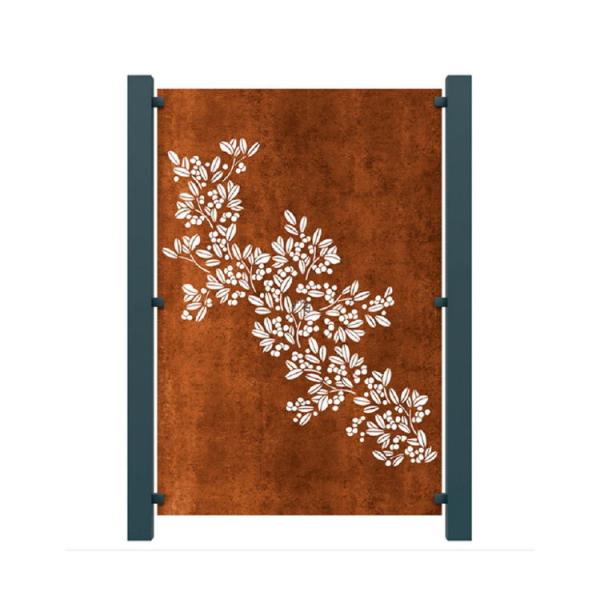 O laser cortou a privacidade do aço de Corten do projeto da tração seleciona a cerca Panels For Garden