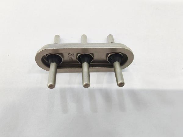 30A 600V Tempered Steel Hermetic Single Seal Terminals with Electroless Nickel Coating