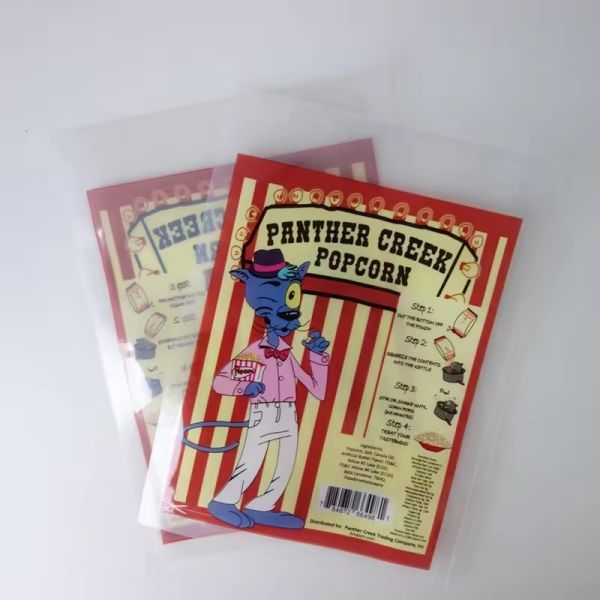 Laminated Custom Printed Transparent Plastic Mylar Sea Food Packaging Vacuum Sealed Frozen Pouch Bag