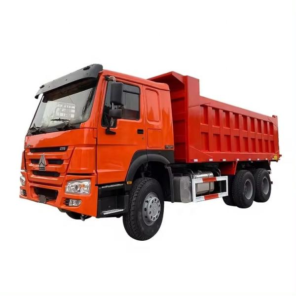 6 cilindros utilizados SINOTRUCK HOWO 6X4 Euro 3 camiões de descarga para transporte de minas