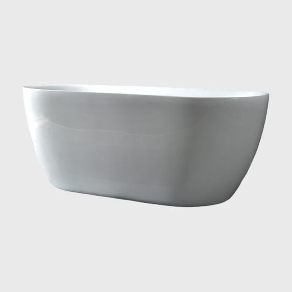 Hydrotherapy Homestay Back To Wall Bathtubs Freestanding Matt White Customized