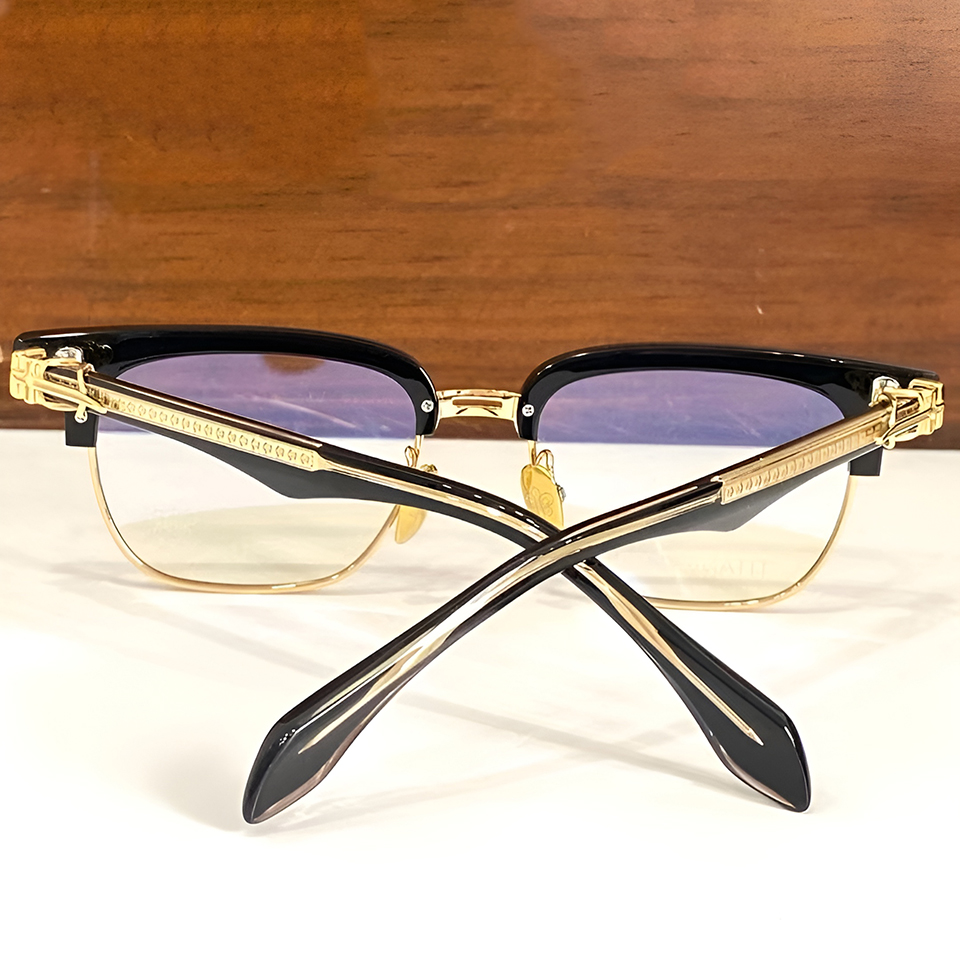 Medical Hot Selling Biker Sexy Girl Adjustable Lazy Anti Radiation Retro Dark Green Unisex Myopia Eye Glasses for Men Frame