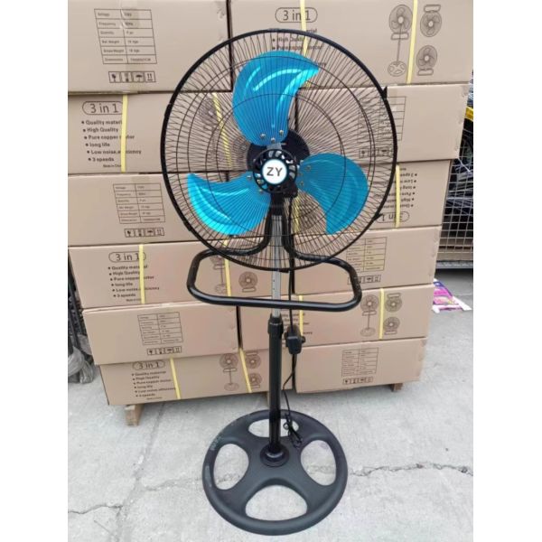 NO App-Controlled 18 Inch Industrial Standing Fan Metal Blade Pedestal 3 in 1 Stand Fan
