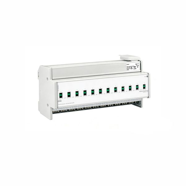 MTN648493 KNX 12-Channel Switch Actuator REG-K 230V 16A with Manual Mode Light Grey