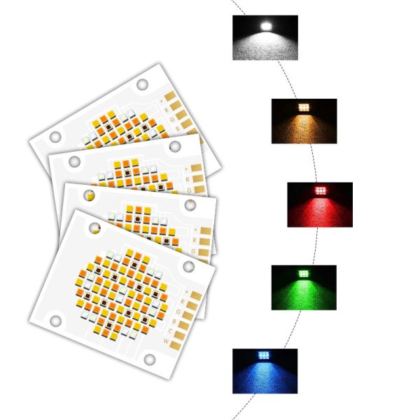 Dual Cct Led Chip 3538 3545 3856 4050 7870 R50 High Power Bicolor Cob Led 180W 250W 300W 350W 500W 700W 800W