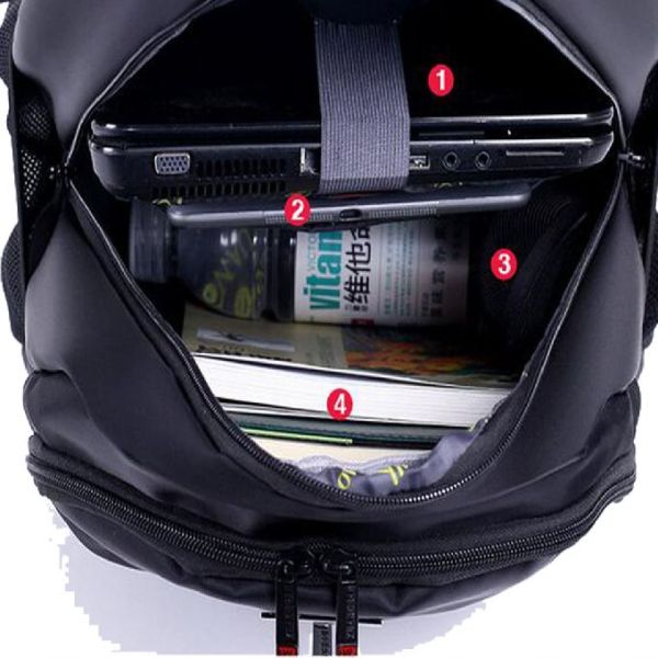 Вашабле вагонетка перемещения неба кладет рюкзак в мешки полиэстера Дравстринг с колесами