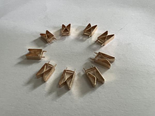 Electroplate Brass Stamping Parts with Corrosion Resistance Excellent and Stamping