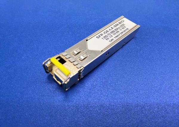 FE Fiber Optic SFP Module 1310nmFP Laser RX1550nm BIDI Simplex LC 20KM Distance
