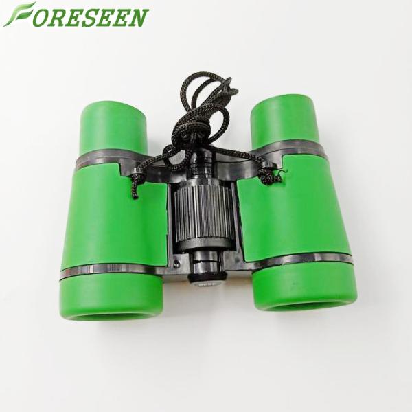 Plastic Rubber Children Binoculars Focusing 4X30 Telescope multi Colors High-definition