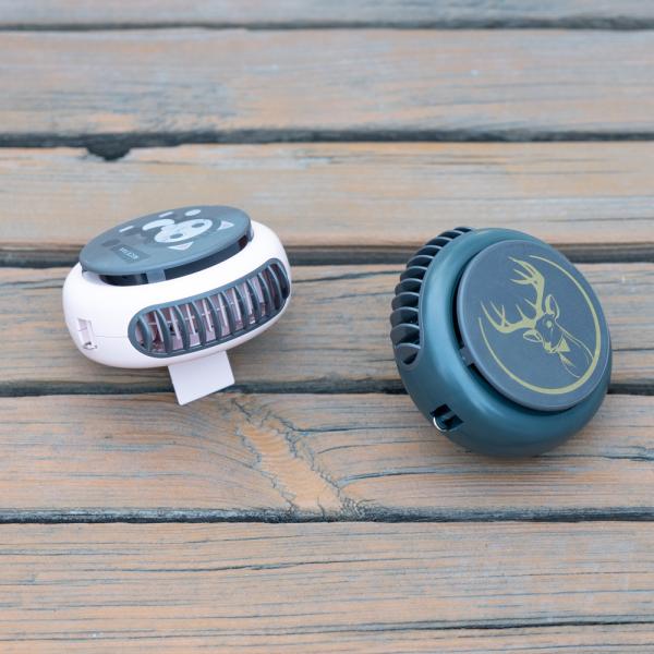 1200mA Portable USB Fan Neck Leafless Belt Hanging Rope Mini Portable Electric Fan