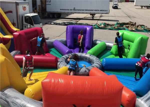 Quick Setup Inflatable Sports Arena 8 Meters Dia Customized With Air Blower Repair Kit
