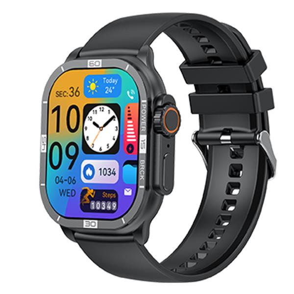 Hk96 Smart Watch Programme de haute performance Dock Bluetooth Appels rappels rappels SMS Informations sur l'application
