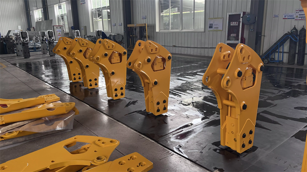 MSB Pierre entièrement hydraulique jack Hammer Breaker Excavator Attachment 3-9 Tonnes Pour l'exploitation minière