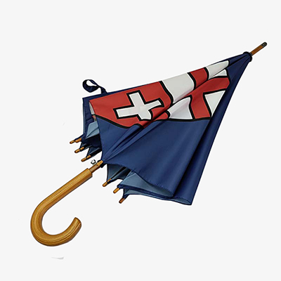 Custom Automatic Open Straight Umbrella For Loyola International School