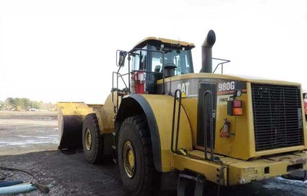 Utilisé Japon Caterpillar 980G Cat 980g chargeur à roues Front End