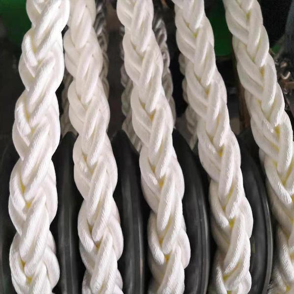 High Strength Ship Boat Marine 8 Strands Mooring Hawser Rope Used For Sea Water