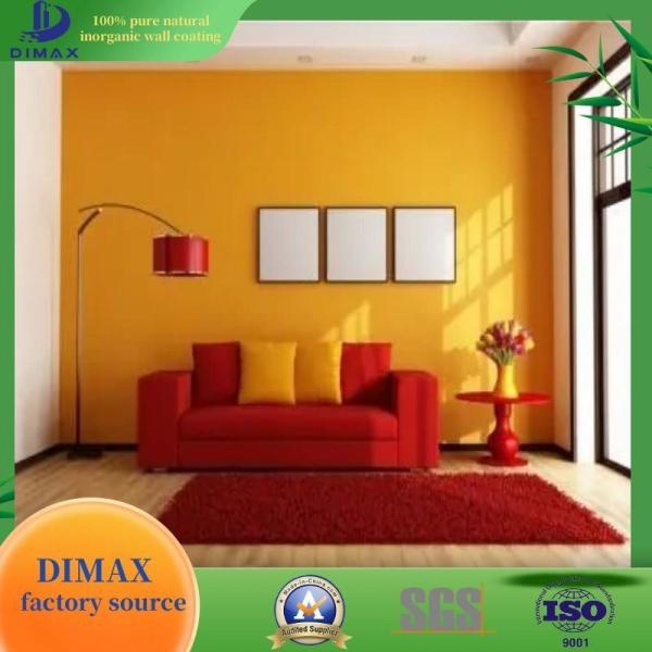 Eco Friendly Mineral Wall Paint with Zero Formaldehyde and Anti Alkaline Properties