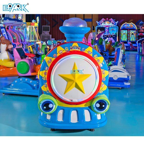 Indoor Outdoor Playground  kiddie Ride  Crazy Little Train (Interactive Version ) Kids Rocking Car