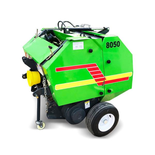 Mini Round Hay Baler Machine Agriculture Implement with Tractor for Farm Use 850