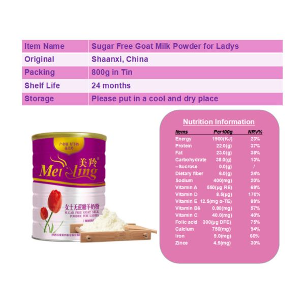 Высушенная дама сухое молоко козы для ускоряет ход метаболизма