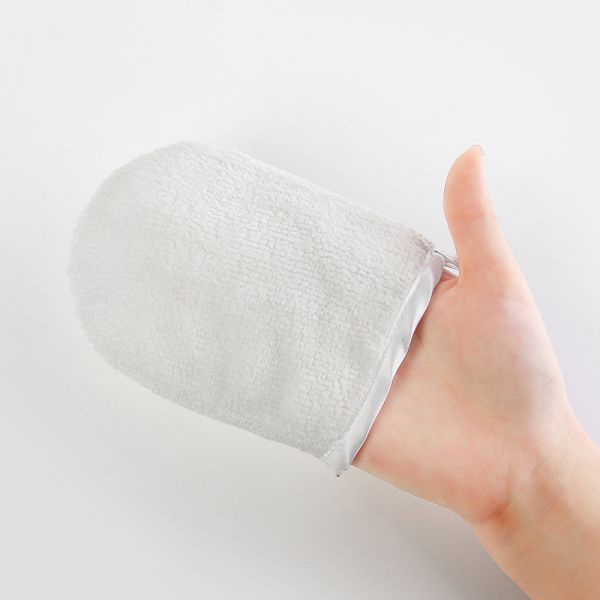 Microfiber Facial Wash Cleaning Makeup Removing Gloves  Makeup Remover Private Label