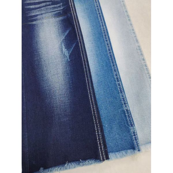 Tela de mezclilla elástica índigo oscuro 70% algodón 10oz 170-172cm para jeans de mujer