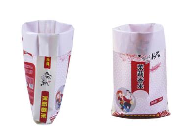 100% Virgin PP Woven Pig Feed Bags , Livestock Feed Bags Double Folded