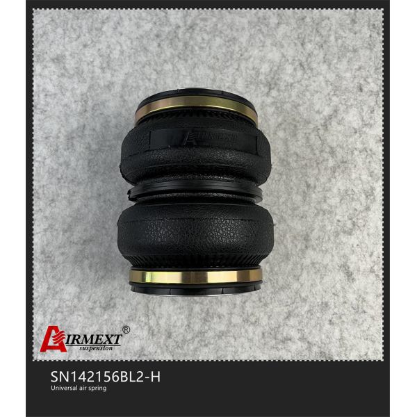 1/8 NPT Double Convoluted Bellows Air Suspension Spring SN142156BL2-H