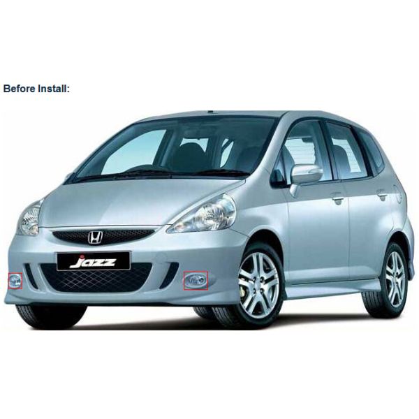 Honda Jazz car front fog led light DRL daytime running lights manufacturers