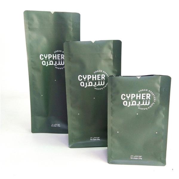 Bolso de embalagem de plástico PET para grãos de café para 250G 500G 1KG