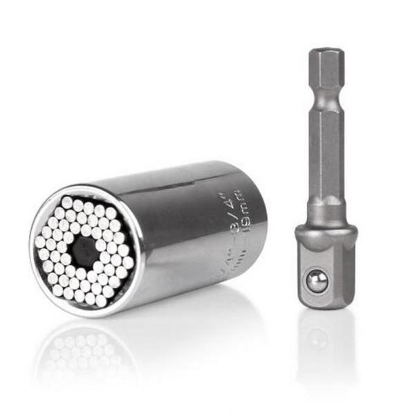 7mm To 19mm Universal Torque Wrench Head Set Multifunctional Lag Screws Bolt