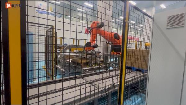 Pneumatique robot boîtier de boisson machine à palettiser programmable personnalisé