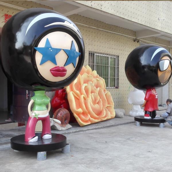 event party sculpture mascot statue  strong fiberglass material in garden/ plaza/ shopping mall for attraction