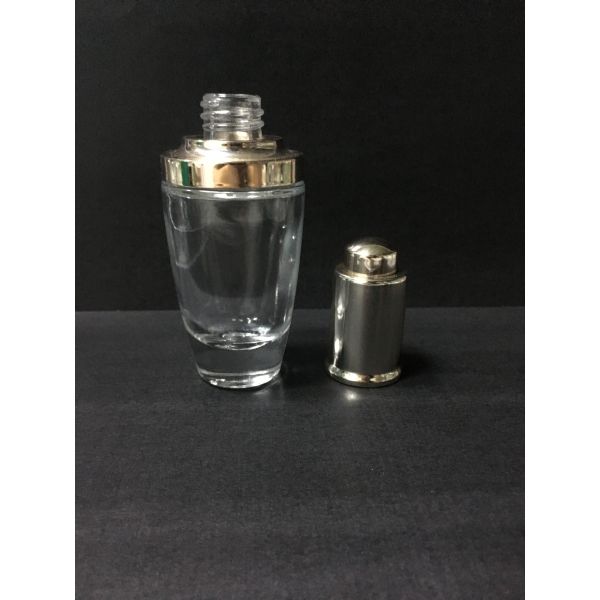 30ml Glass Essential Oil Bottles Dopper Bottles Cylindrical Skincare Packaging OEM