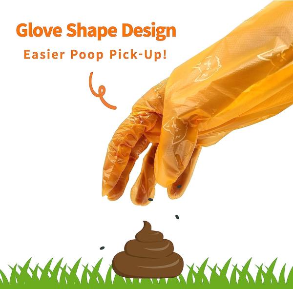 100% Compostable Cornstarchbags, Biodegradable Dog Poop Bags, Gloves Eco Friendly Pet Waste Bag, Doggie Poo, Extra