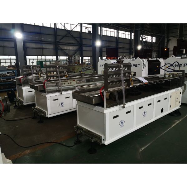 Máquina de fabricação de tubos de fio de PVC / cabo de tubulação duplo com linha de peça de punção